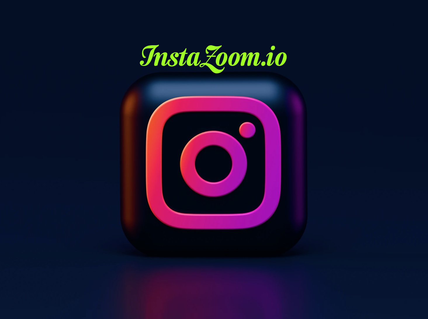 So verwenden Sie das Instagram -Profilbild Zooming