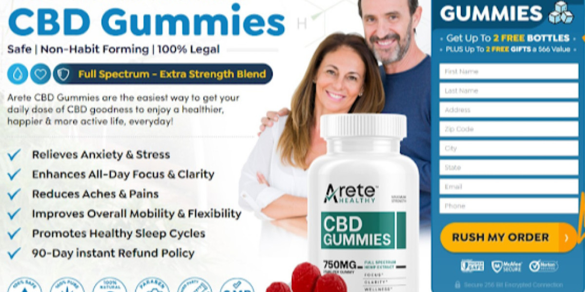 Arete Healthy CBD Gummies - Save and Effective For Pain Relief And Stress Free!